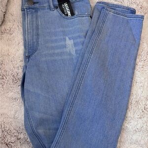 Express Light Blue Distressed Denim